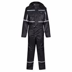 Regatta Mens Pro Waterproof Overalls - S, Black