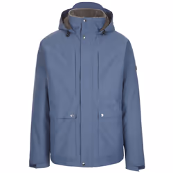 Trespass Mens Rolando Waterproof Jacket - S, Smokey Blue