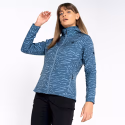 Dare 2B Womens/Ladies Far Out Tiger Print Soft Shell Jacket - 8 UK, Orion Grey