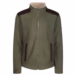 Regatta Mens Faversham Full Zip Fleece Jacket - S, Dark Khaki
