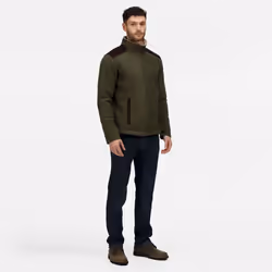Regatta Mens Faversham Full Zip Fleece Jacket - S, Dark Khaki