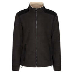 Regatta Mens Faversham Full Zip Fleece Jacket - 2XL, Black