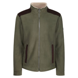 Regatta Mens Faversham Full Zip Fleece Jacket - XL, Dark Khaki