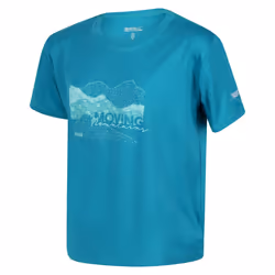 Regatta Childrens/Kids Alvarado VI Mountain T-Shirt - 14 Years, Enamel Blue