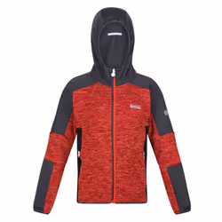 Regatta Childrens/Kids Dissolver V Fleece - 7-8 Years, Fiery Red/India Grey