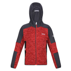 Regatta Childrens/Kids Dissolver V Fleece - 7-8 Years, Fiery Red/India Grey