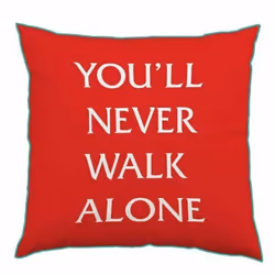 Liverpool FC YNWA Crest Square Cushion