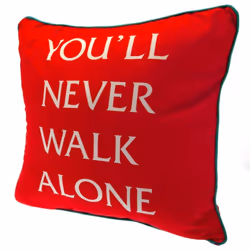 Liverpool FC YNWA Crest Square Cushion