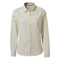 Craghoppers Womens/Ladies Kiwi II Shirt - 22 UK, Pearl White