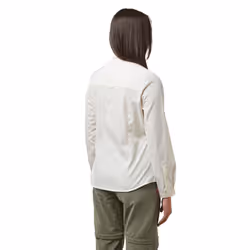 Craghoppers Womens/Ladies Kiwi II Shirt - 22 UK, Pearl White