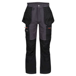 Regatta Mens Infiltrate Softshell Stretch Work Trousers - 40R, Iron/Black