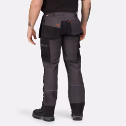 Regatta Mens Infiltrate Softshell Stretch Work Trousers - 40R, Iron/Black