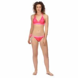 Regatta Womens/Ladies Flavia Palm Leaf Bikini Bottoms - 14 UK, Fusion Pink