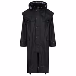Regatta Mens Cranbrook Waterproof Wax Jacket - 3XL, Black