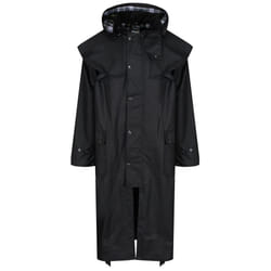 Regatta Mens Cranbrook Waterproof Wax Jacket - 3XL, Black