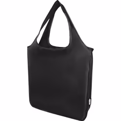 Bullet Ash RPET Tote Bag - One Size, Solid Black