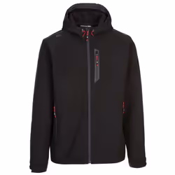 Trespass Mens Marlon Soft Shell Jacket - XL, Black