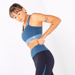 Dare 2B Womens/Ladies Mantra Contrast Recycled Sports Bra