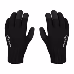 Nike Mens Knitted Twisted Grip Gloves - L-XL, Black
