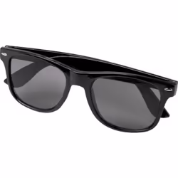 Bullet Sun Ray RPET Sunglasses - One Size, Solid Black