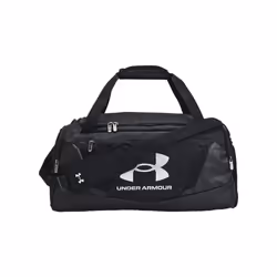 Under Armour Undeniable 5.0 Duffle Bag - 10.1in x 21.7in x 10.6in, Black/Metallic Silver