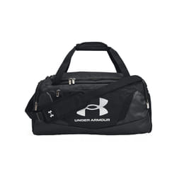Under Armour Undeniable 5.0 Duffle Bag - 10.1in x 21.7in x 10.6in, Black/Metallic Silver