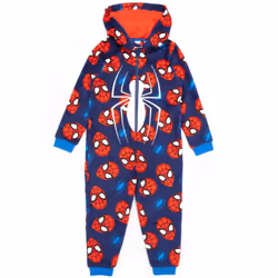 Spider-Man Childrens/Kids All-In-One Nightwear - 2-3 Years, Blue/Red/White