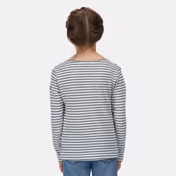 Regatta Childrens/Kids Clarabee Slogan Long-Sleeved T-Shirt - 9-10 Years, Balsam Green