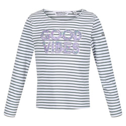 Regatta Childrens/Kids Clarabee Slogan Long-Sleeved T-Shirt - 11-12 Years, Balsam Green