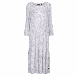 Regatta Womens/Ladies Briella Ditsy Print Long-Sleeved Casual Dress - 12 UK, White