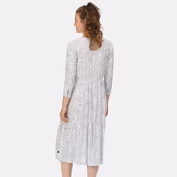 Regatta Womens/Ladies Briella Ditsy Print Long-Sleeved Casual Dress - 12 UK, White