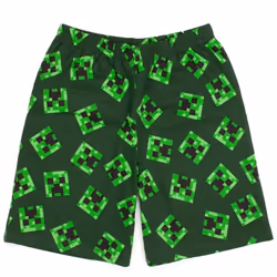 Minecraft Boys Short Pyjama Set - 9-10 Years, Heather Grey/Green/Black
