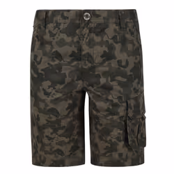 Regatta Kids Shorewalk Multi Pocket Shorts - 3-4 Years, Grape Leaf Camo