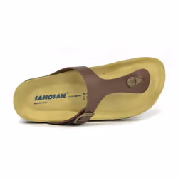 Sanosan Womens/Ladies Geneve Designer Leather Sandals - 5 UK, Dark Brown