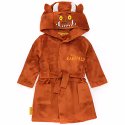 The Gruffalo Childrens/Kids Fluffy Robe - 18-24 Months, Brown
