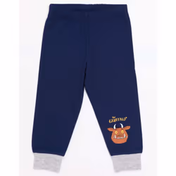 The Gruffalo Boys Striped Pyjama Set - 4-5 Years, Navy/Grey/Brown