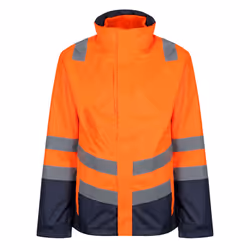 Regatta Mens Pro 3 in 1 Hi-Vis Jacket - L, Orange/Navy