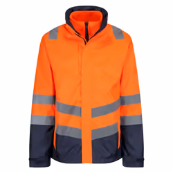 Regatta Mens Pro 3 in 1 Hi-Vis Jacket - L, Orange/Navy
