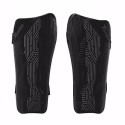 Precision Unisex Adult Origin.0 Strap Shin Guards - XS, Black/Charcoal