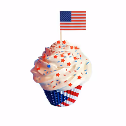 Amscan American Flag Party Picks (Pack of 120)