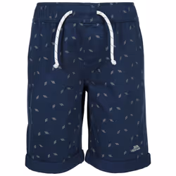 Trespass Boys Publish Casual Shorts - 9-10 Years, Navy/Grey