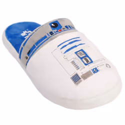 Star Wars Mens R2-D2 Slippers - 11 UK-12 UK, Blue/White/Grey