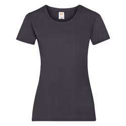 Fruit Of The Loom Ladies/Womens Lady-Fit Valueweight Short Sleeve T-Shirt (Pack Of 5) - XL, Dark Heather