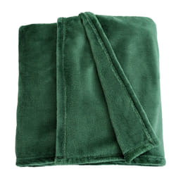 Argos Home Fleece Throw - Green - 125X150cm