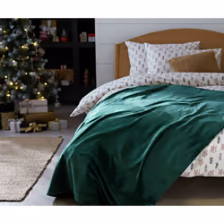 Argos Home Fleece Throw - Green - 125X150cm