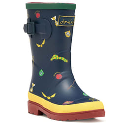 Joules Kids Spellbinding Outdoor Wellington Boots Wellies - Navy Quidditch - 9K, Navy Quidditch