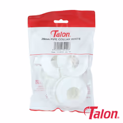 Talon Pipe Collar White - 28mm