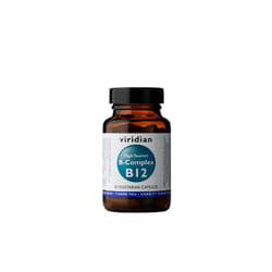 Viridian HIGH TWELVE Vitamin B12 with B-Complex , 30 Veg Caps