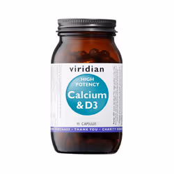 Viridian High Potency Calcium & Vitamin D3 Vegicaps 90 (310)