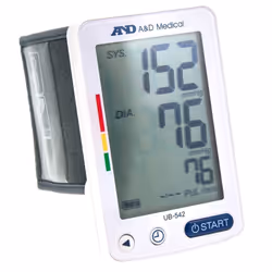 A&D XL EasyView Wrist Digital Heart Blood Pressure Monitor Large Read Display UK
